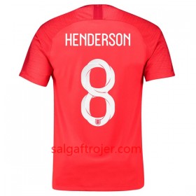 England Fodboldtrøjer Henderson 8 Udebanesæt VM 2018